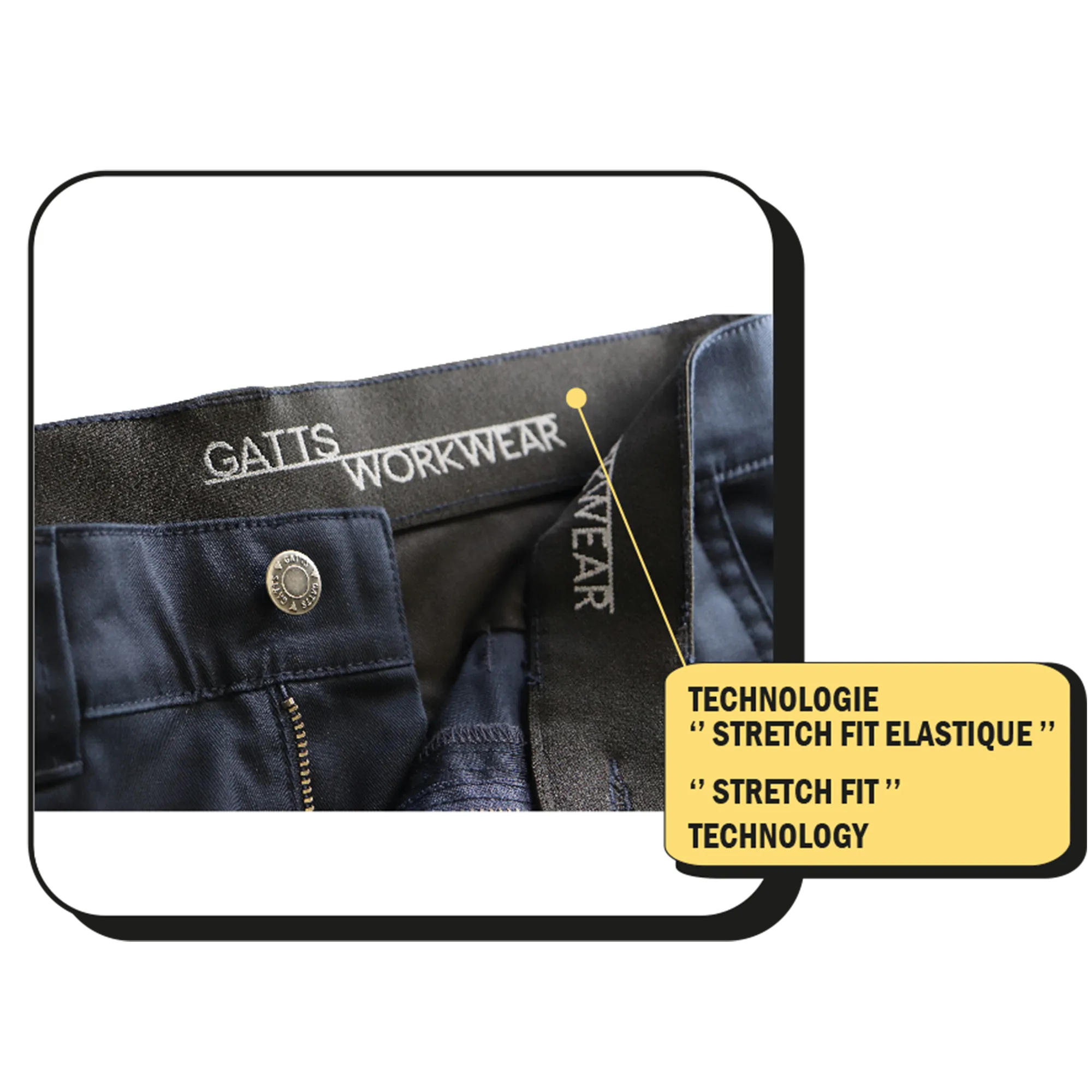 011EXD - Pantalon travail cargo extensible doublé||011EXD - Lined Workwear Stretch cargo pant