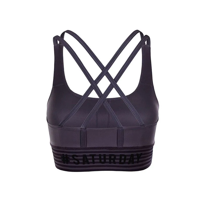 2020 Strappy Sports Bra YS9324W Saturday Purple
