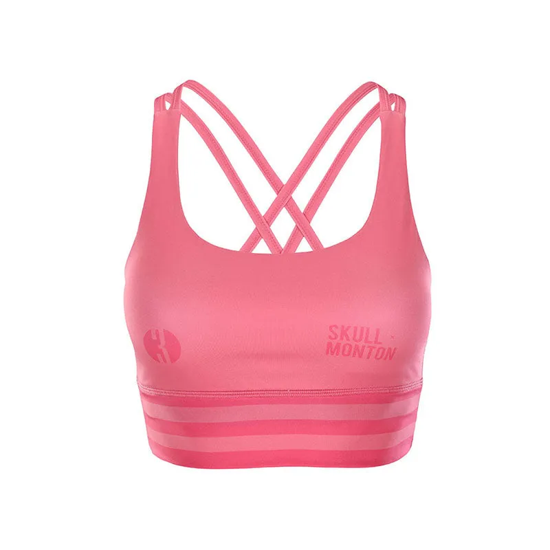 2020 Strappy Sports Bra YS9324W Tuesday Pink