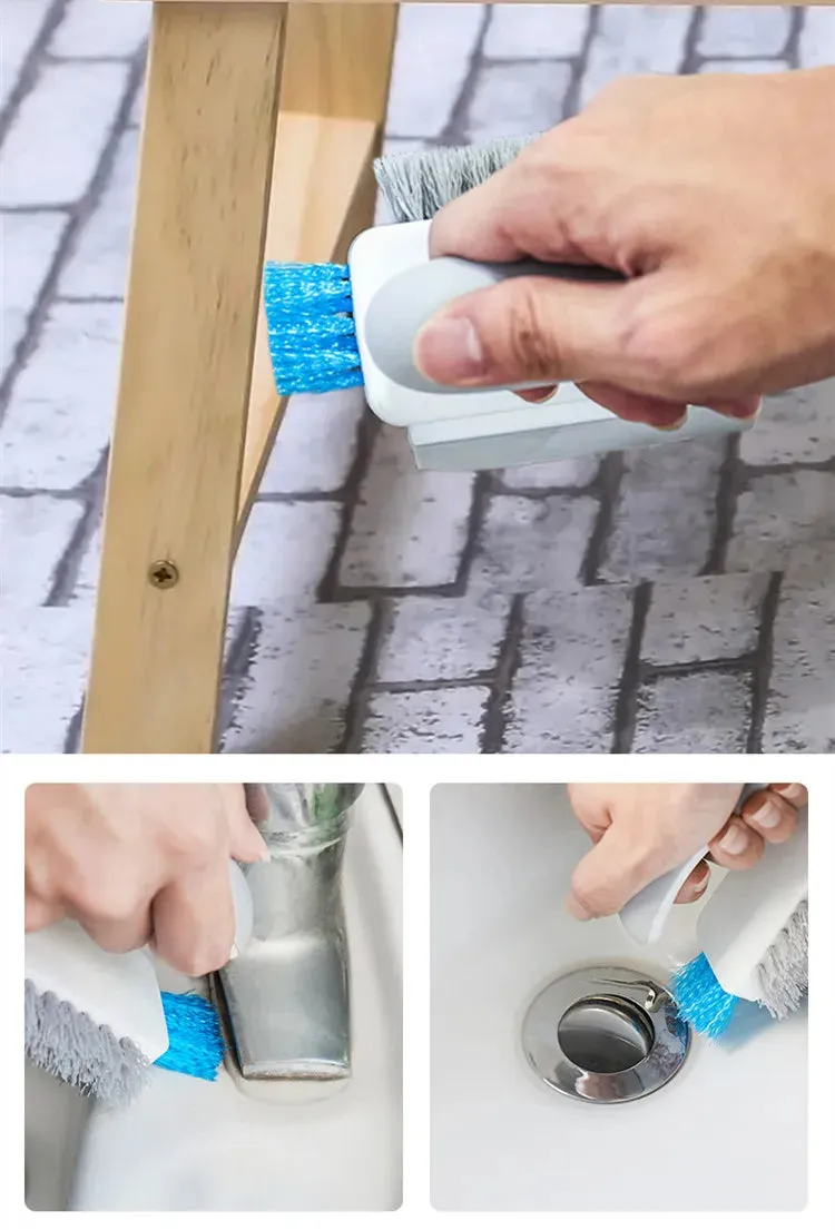 4-in-1 Tile & Grout Cleaning Brush
