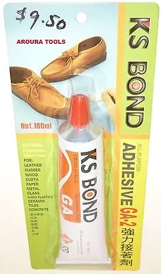 ADHESIVE GLUE MULTI-PURPOSE 180ml TUBE. - NEW.