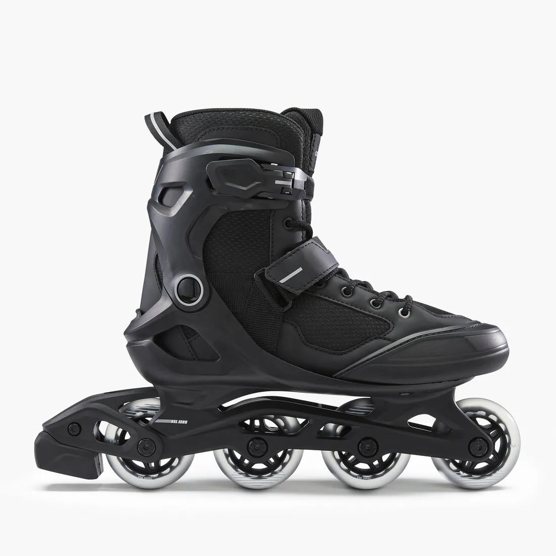 Adult Inline Fitness Skates FIT100 - Black/Silver