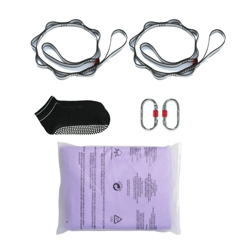 Aerial Yoga Hammock & Swing 4.4 Yards Yoga Starter Kit Nylon Fabric