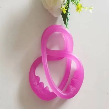 ALYV 8 Resistance Band |  Yoga Stretching Tension Rope For Arms |  Chest Expander |  Gym Fitness Workout Equipment For Exercise Muscle Training (Pack of 1 |  Pink)