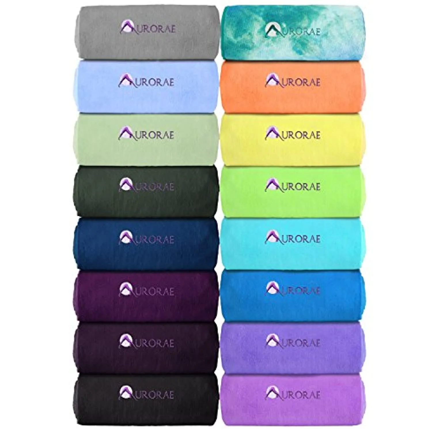 Aurorae - Toalla de microfibra, tapete de Yoga Hot, antiderrapante