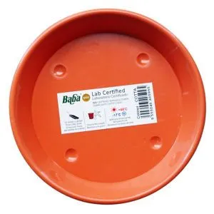 BABA No.923 Cotta Plastic Saucer (21cmØ x 2.3cmH)