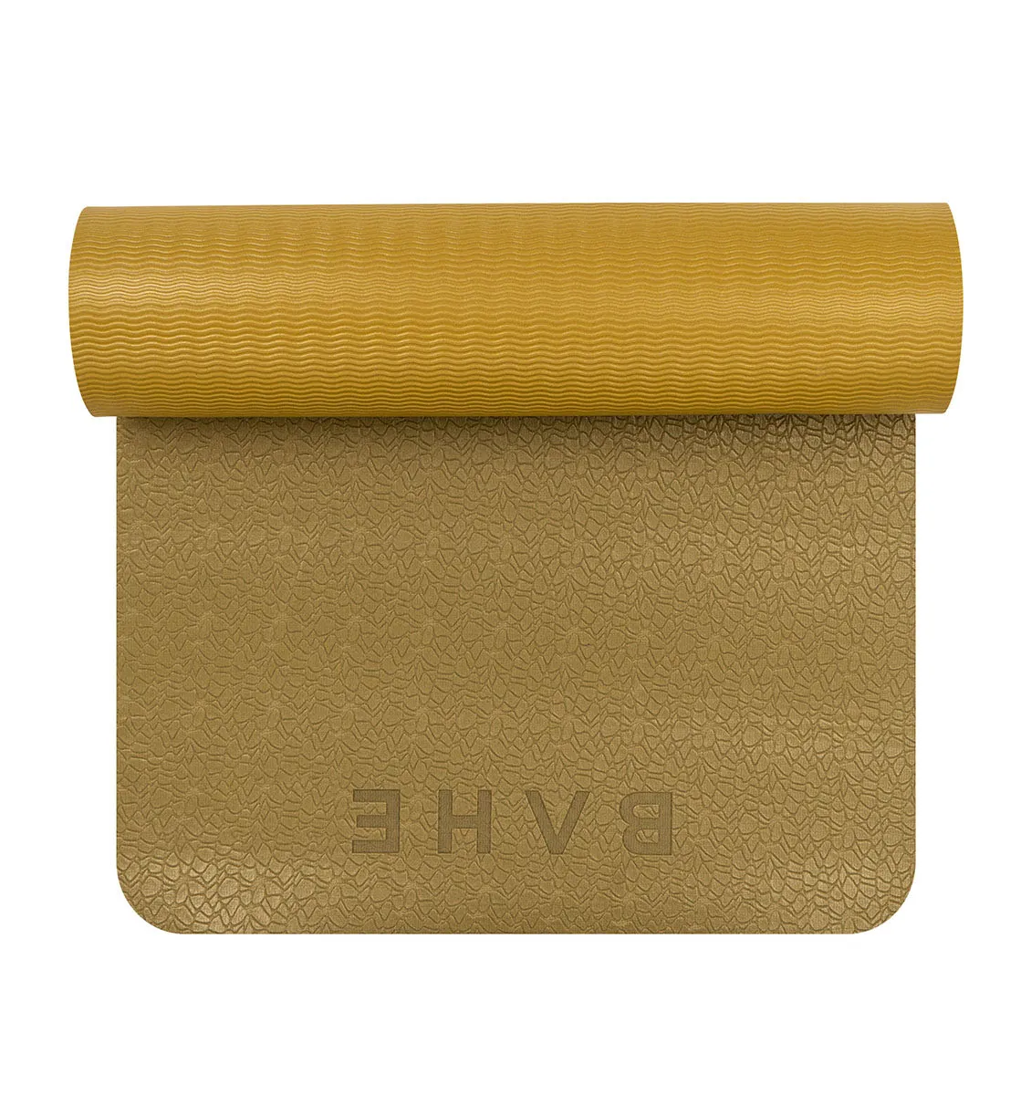 BAHE Super Grip Yoga Mat - 6mm - Gold Kiwi