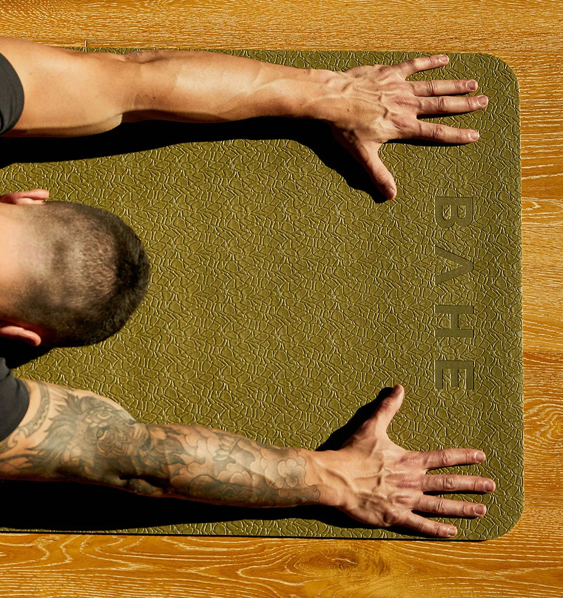 BAHE Super Grip Yoga Mat - 6mm - Gold Kiwi