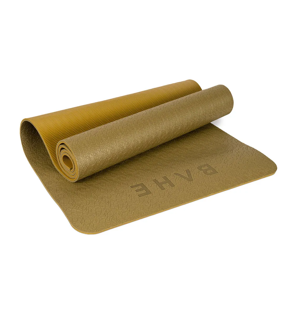 BAHE Super Grip Yoga Mat - 6mm - Gold Kiwi