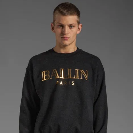 BALLIN GOLD FOIL SWEATSHIRT