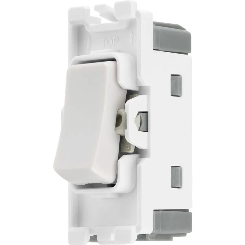 BG R12 Nexus Grid 20A SP 2-Way - White