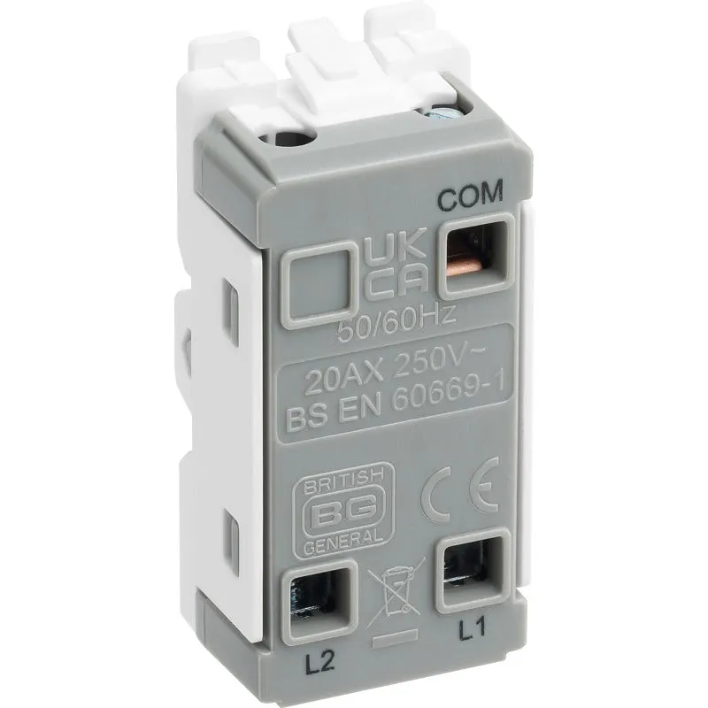 BG R12 Nexus Grid 20A SP 2-Way - White