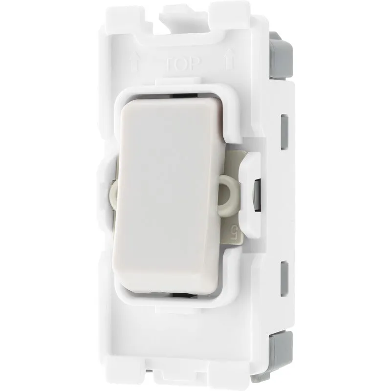 BG R12 Nexus Grid 20A SP 2-Way - White