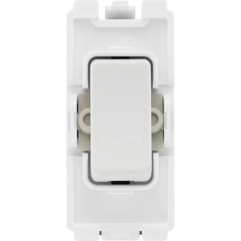 BG R12 Nexus Grid 20A SP 2-Way - White
