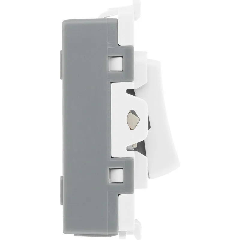 BG R15 Nexus Grid 20A Triple Pole Fan Isolator - White