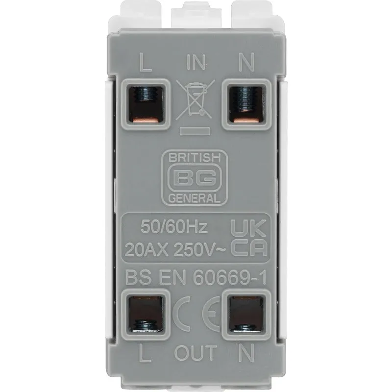 BG R30 Nexus Grid 20A DP - White