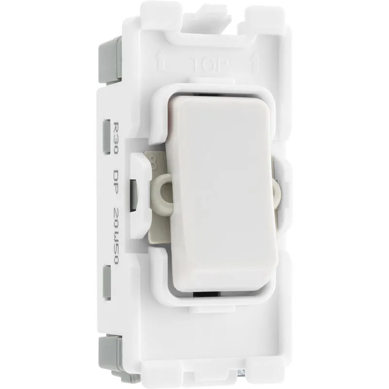 BG R30 Nexus Grid 20A DP - White