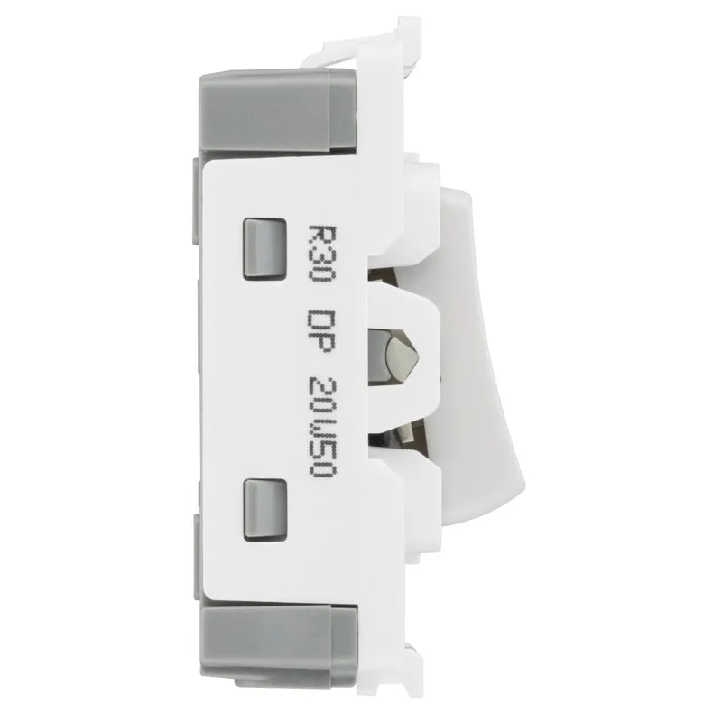BG R30 Nexus Grid 20A DP - White