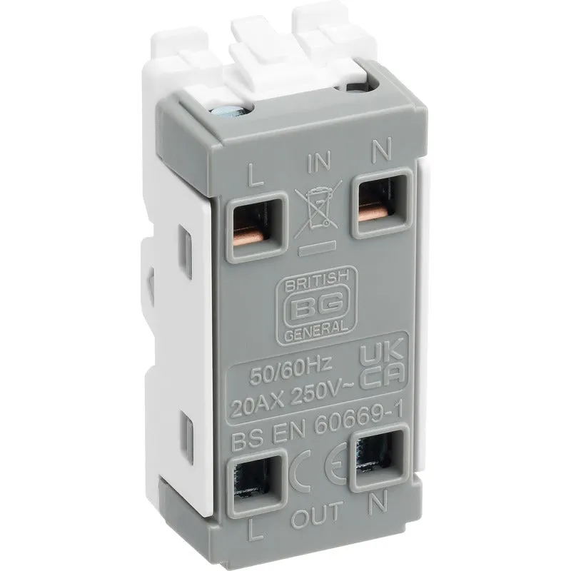 BG R30 Nexus Grid 20A DP - White