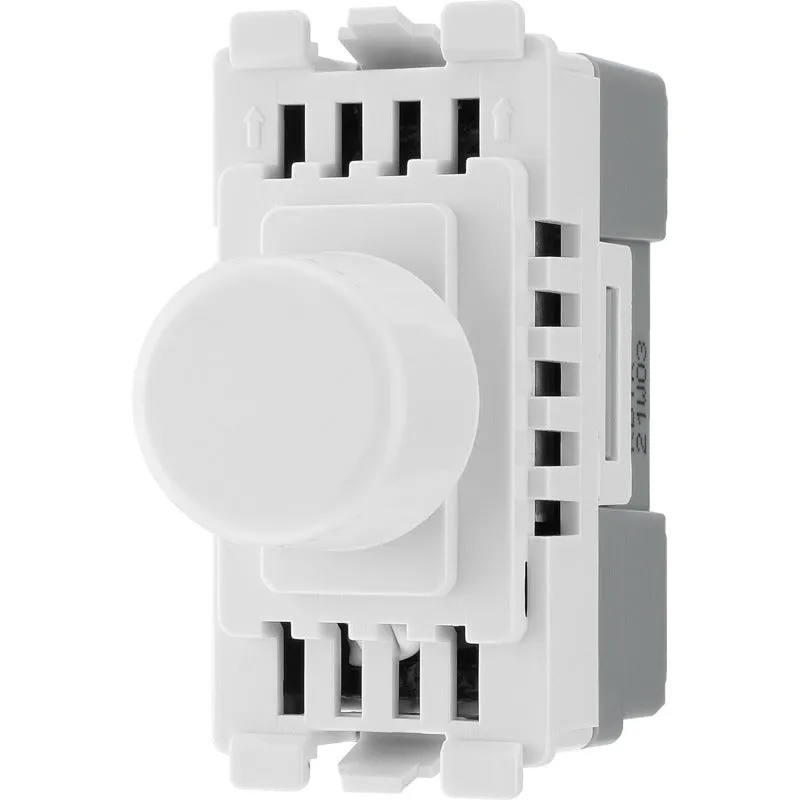 BG RDTR Nexus Grid Dimmer 2-Way 200W Trailing Edge - White