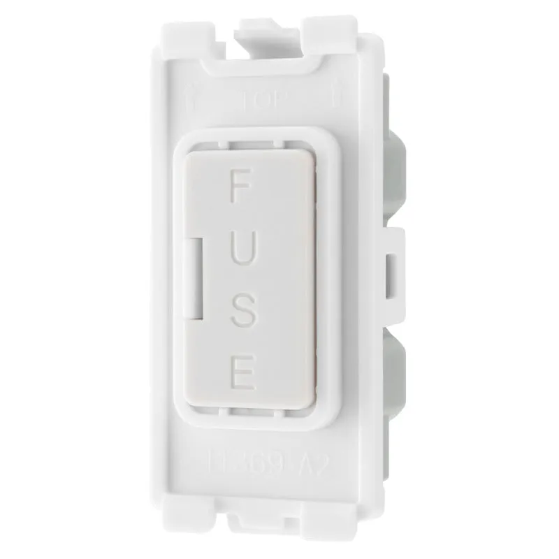 BG RFUSE Nexus Grid Fuse Holder - White