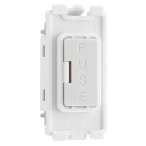 BG RFUSE Nexus Grid Fuse Holder - White