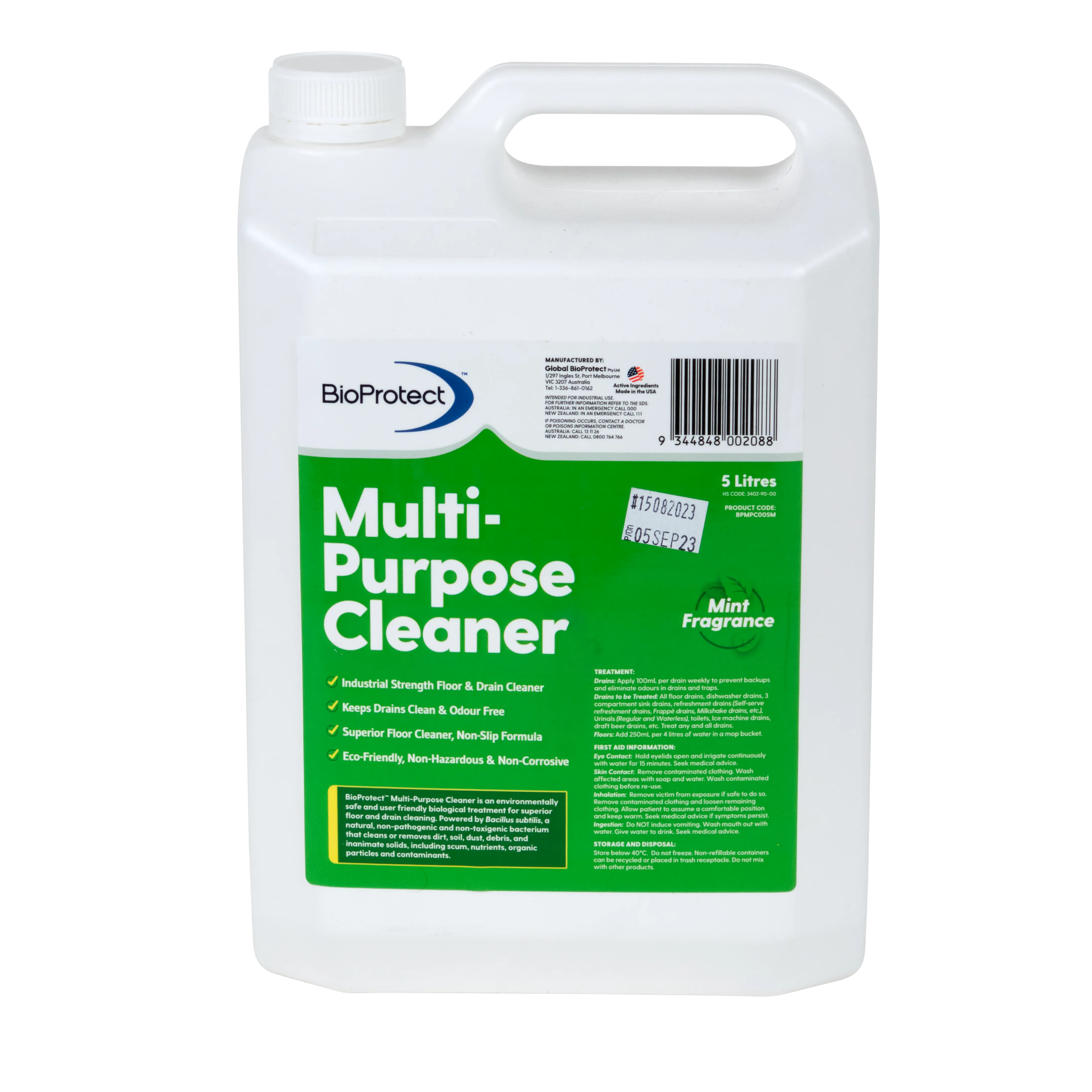 BioProtect Multi-Purpose Cleaner - Fragranced 5L