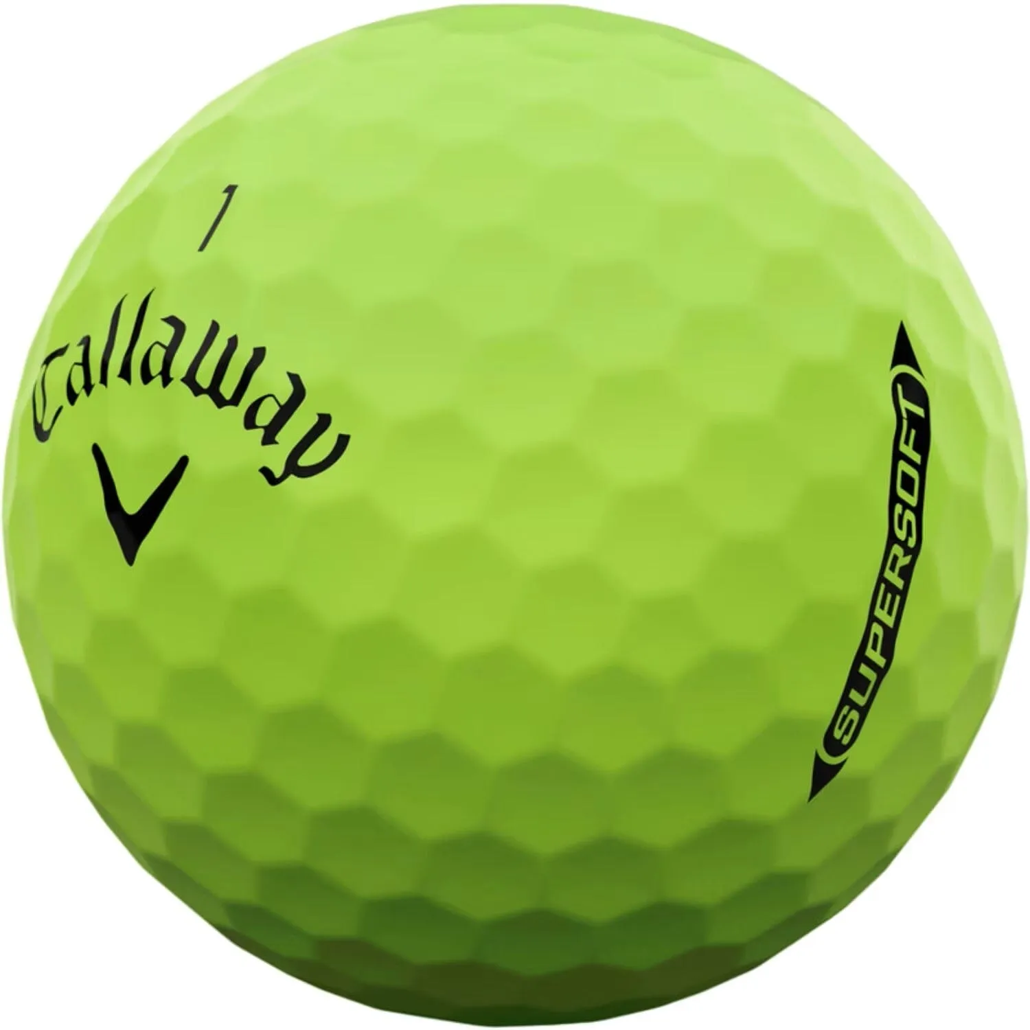 Callaway 2025 Supersoft Green Golf Balls 12Pk