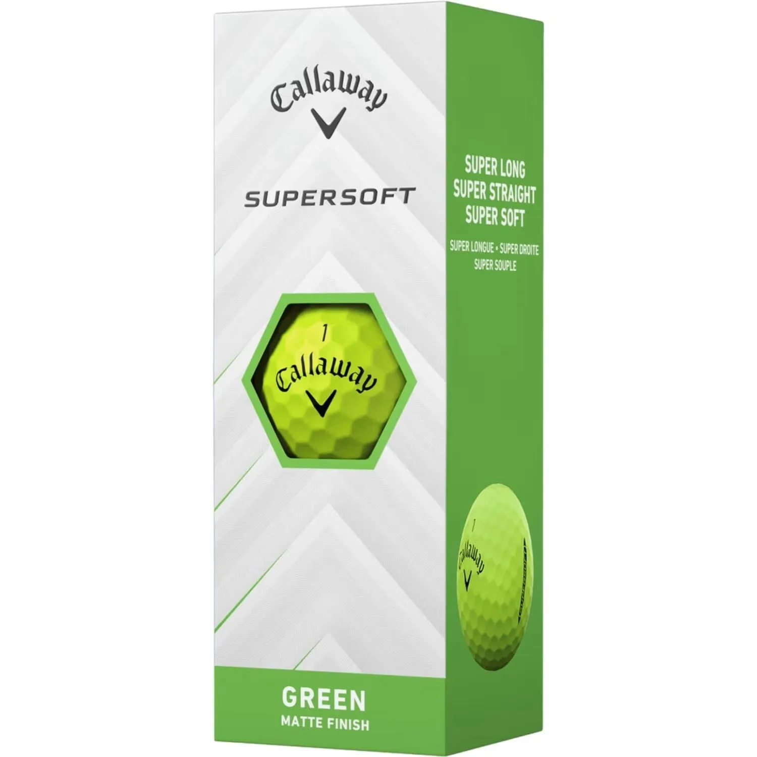 Callaway 2025 Supersoft Green Golf Balls 12Pk