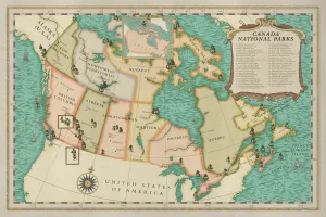 Canada National Parks Map