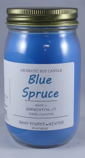 Candle Winter Blue Spruce