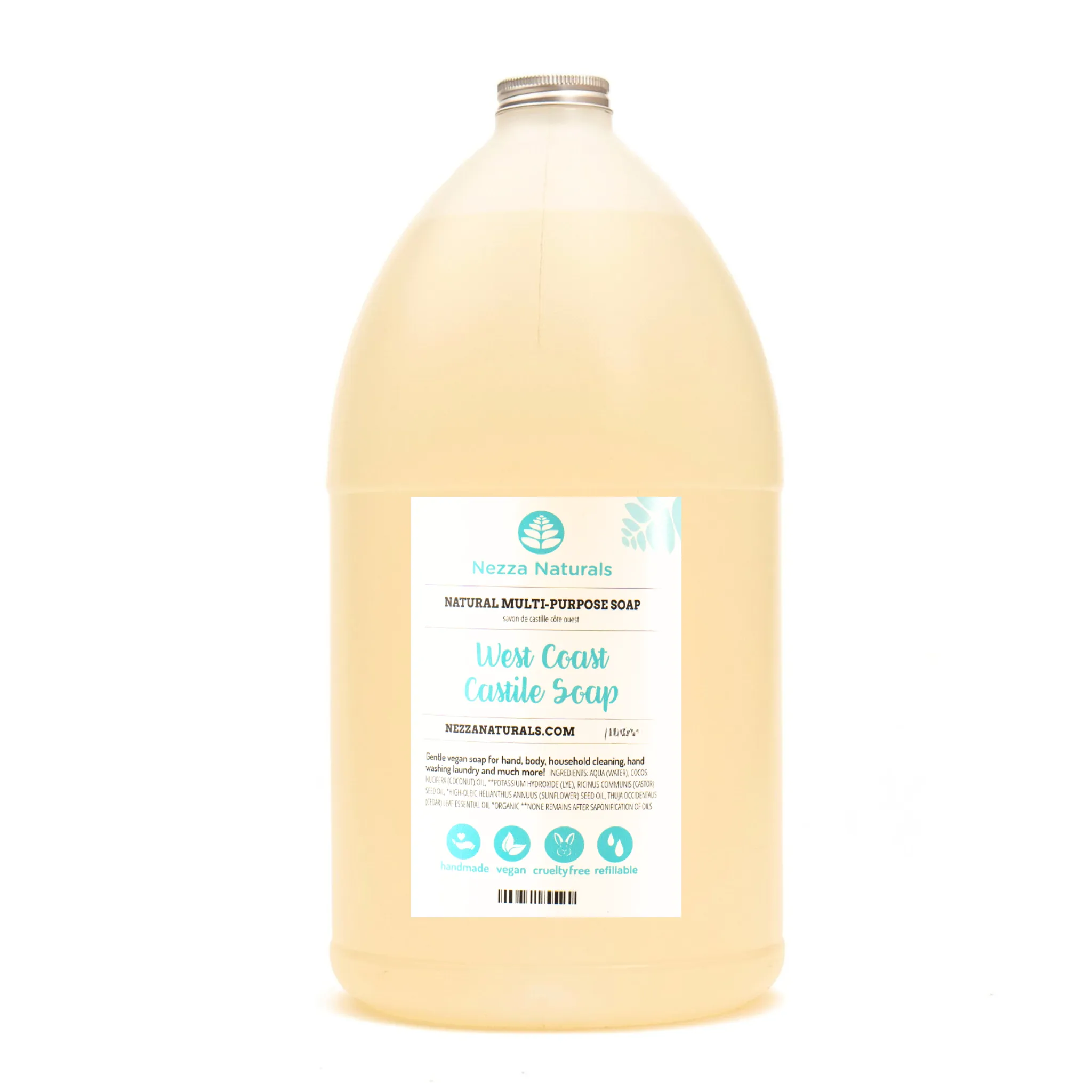 Castile Liquid Soap West Coast - 4L