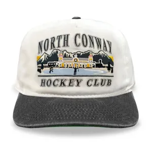 Celly Hockey North Conway Hockey Club Snapback Hat - Cream
