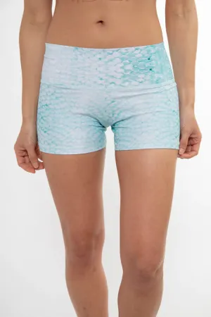 Classic Yoga Shorts in Green Scale