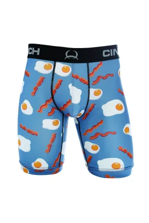 CLMXY6001016 Cinch Men's 9" Boxer Briefs "Bacon & Eggs"