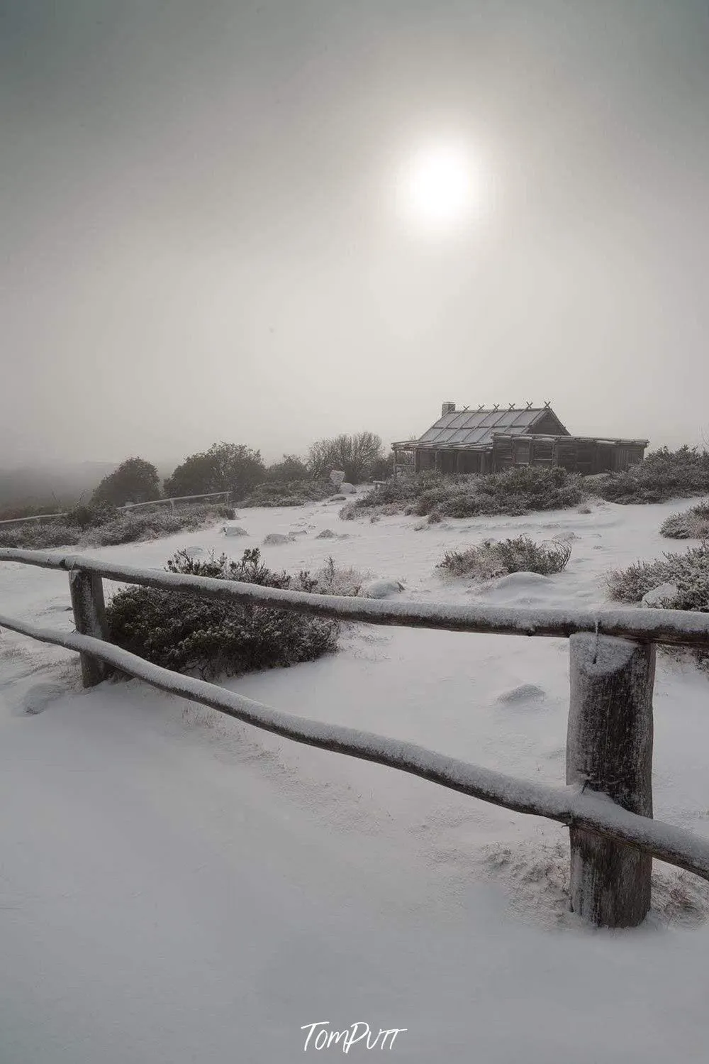 Craig's Hut Snowscape - Victorian High Country