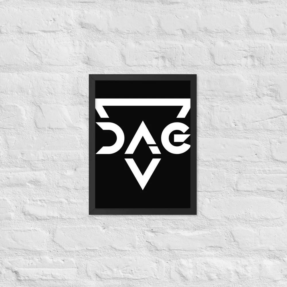 DAG Gear Framed poster