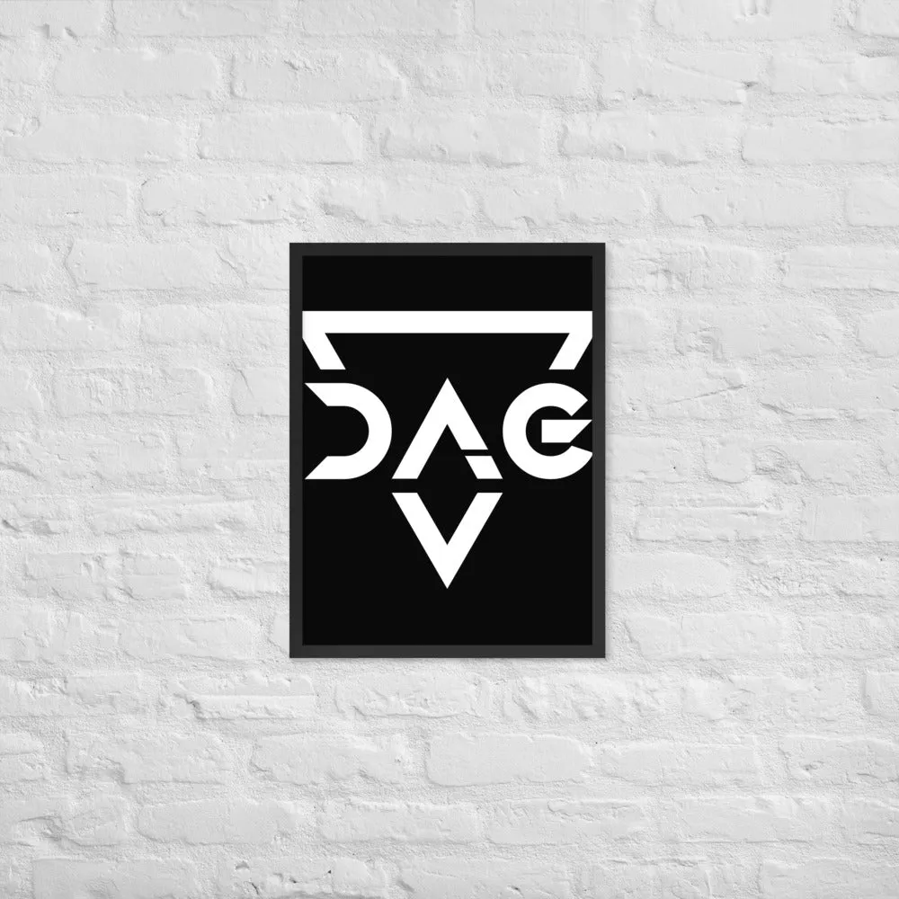 DAG Gear Framed poster