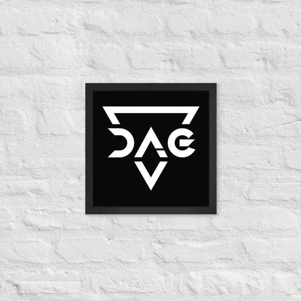 DAG Gear Framed poster