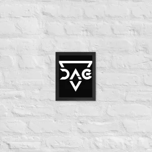 DAG Gear Framed poster
