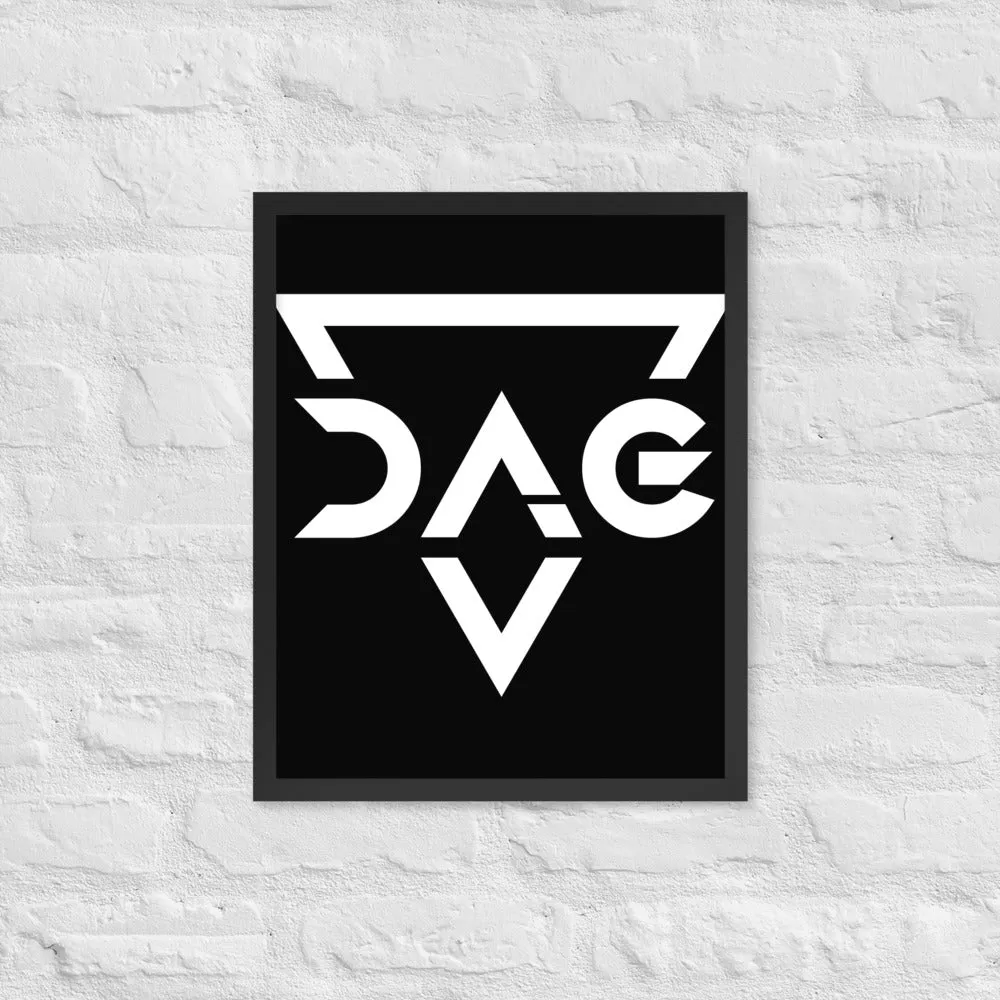 DAG Gear Framed poster