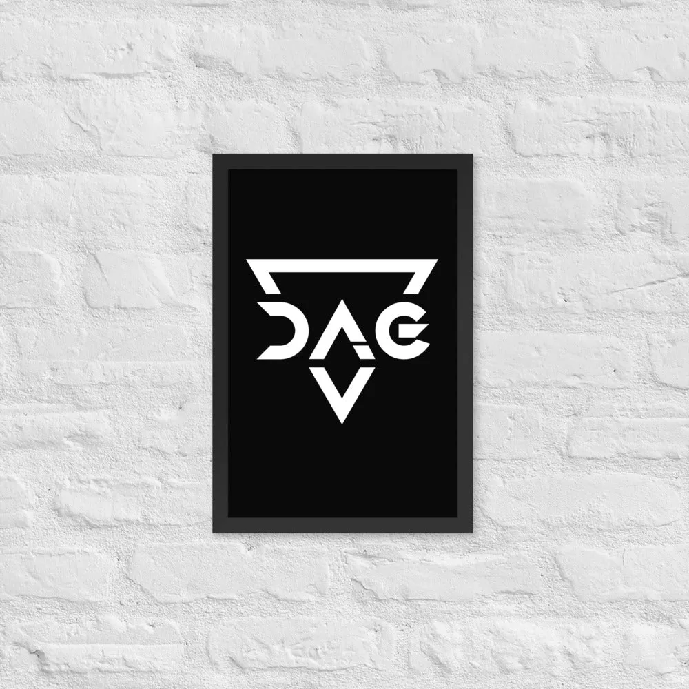DAG Gear Framed poster