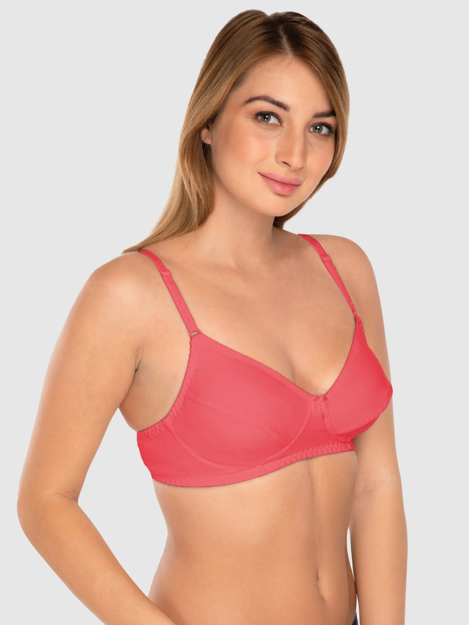 Daisy Dee Carrot Non Padded Non Wired Full Coverage Bra NCLBR-Carrot
