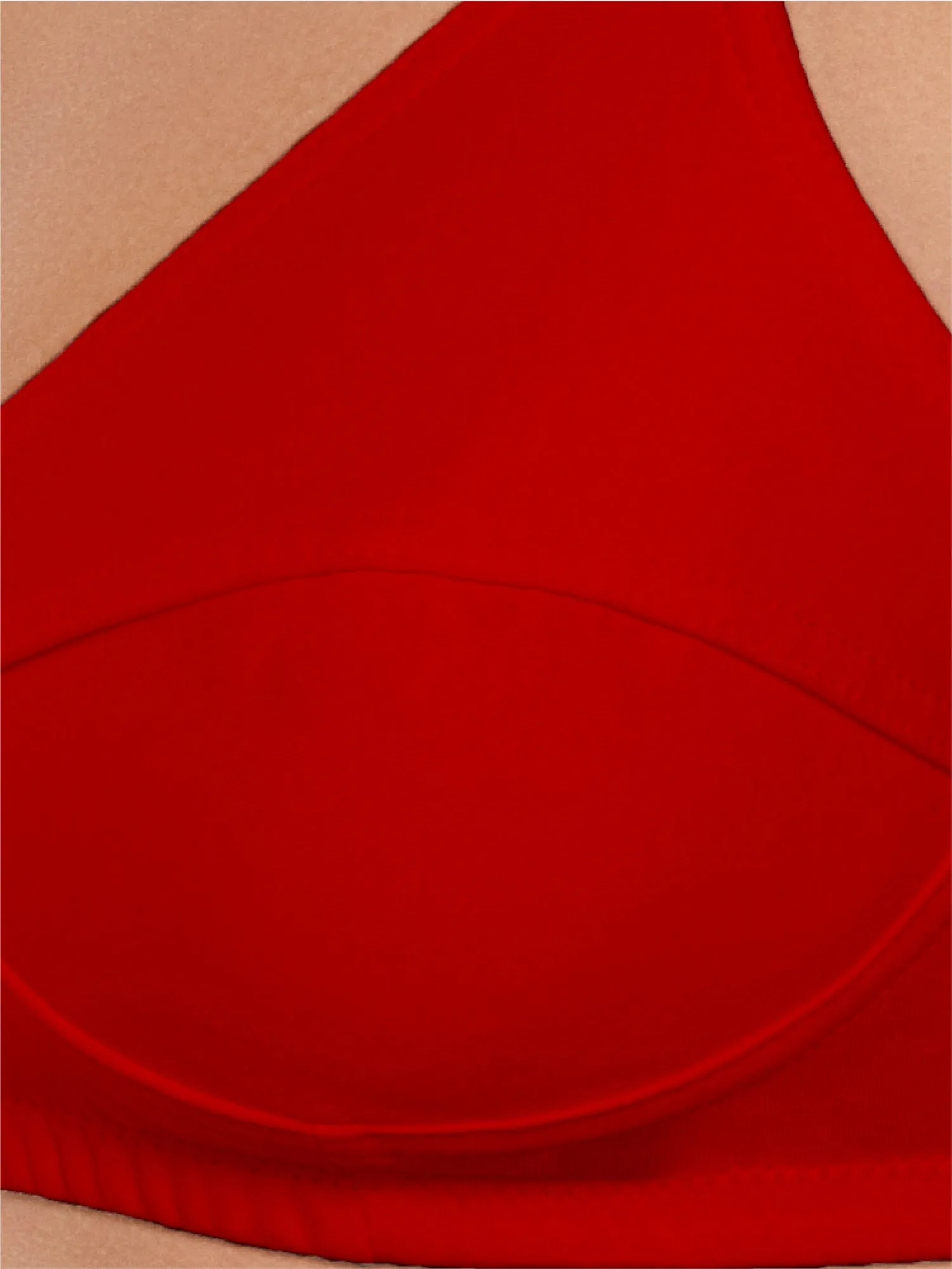 Daisy Dee Crimson Red Non Padded Non Wired Full Coverage Bra - NSHTL-C.Red
