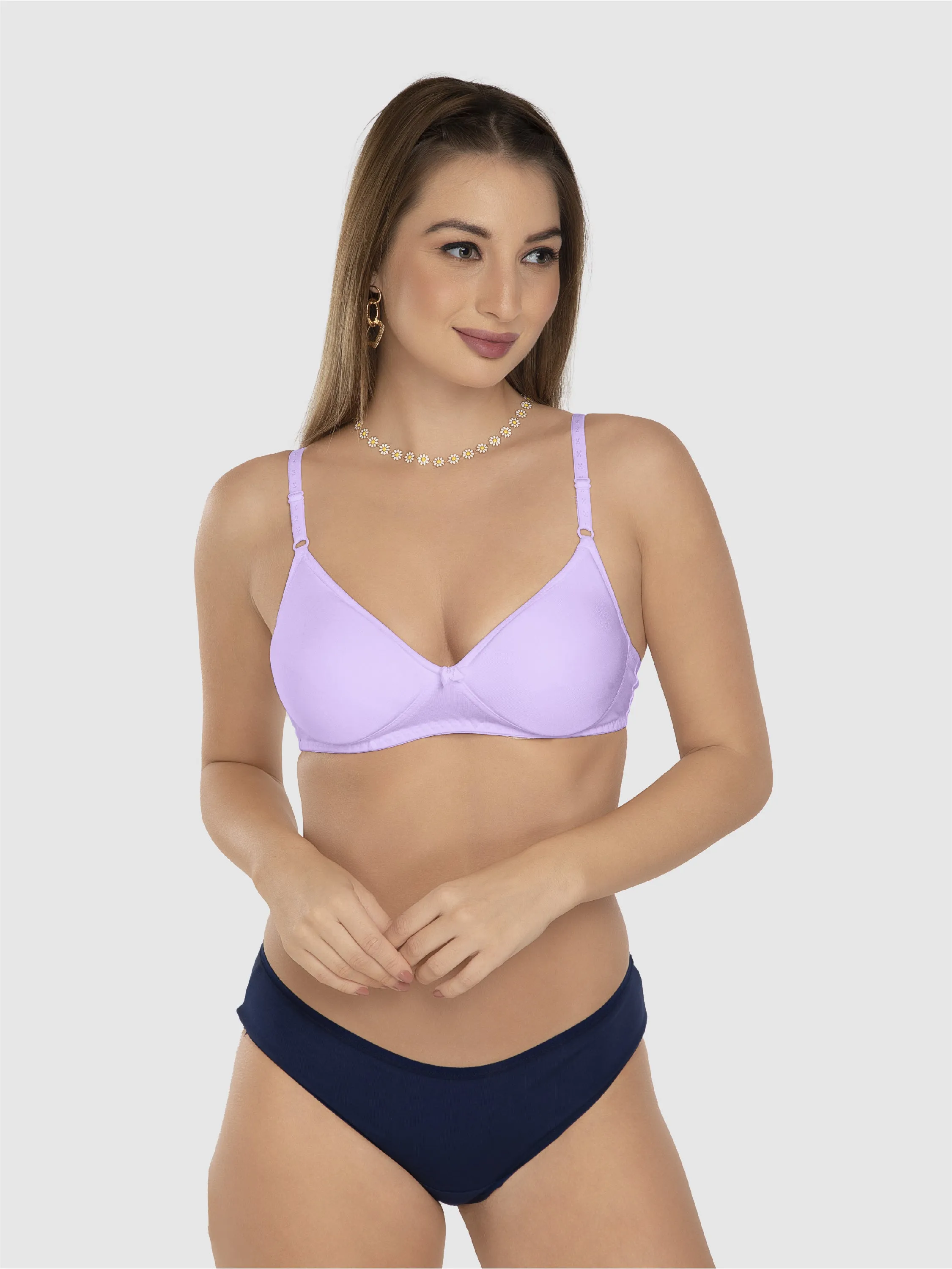 Daisy Dee Lavender Padded Non Wired Full Coverage Bra NALAMDE-L.Lavender