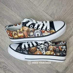 Dogs Breeds women sneakers