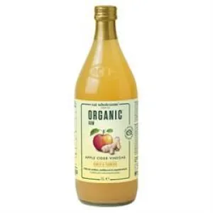 Eat Wholesome | Organic Apple Cider Vinegar w/ Ginger & Turmeric 1 Litre | 1000ml