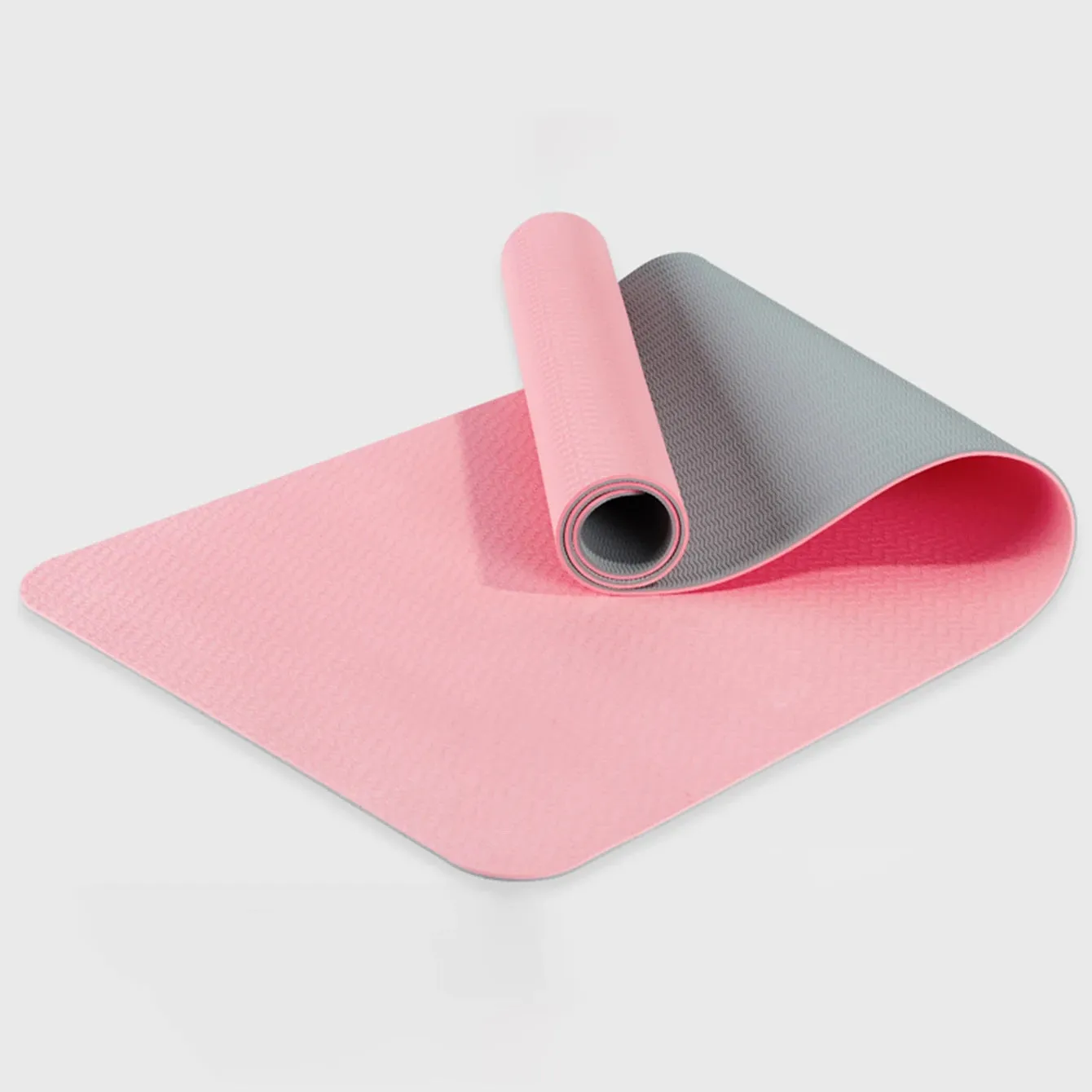 Eco-Friendly Non-Slip Yoga Mat with Strap: Perfect for Home Training & Pilates
