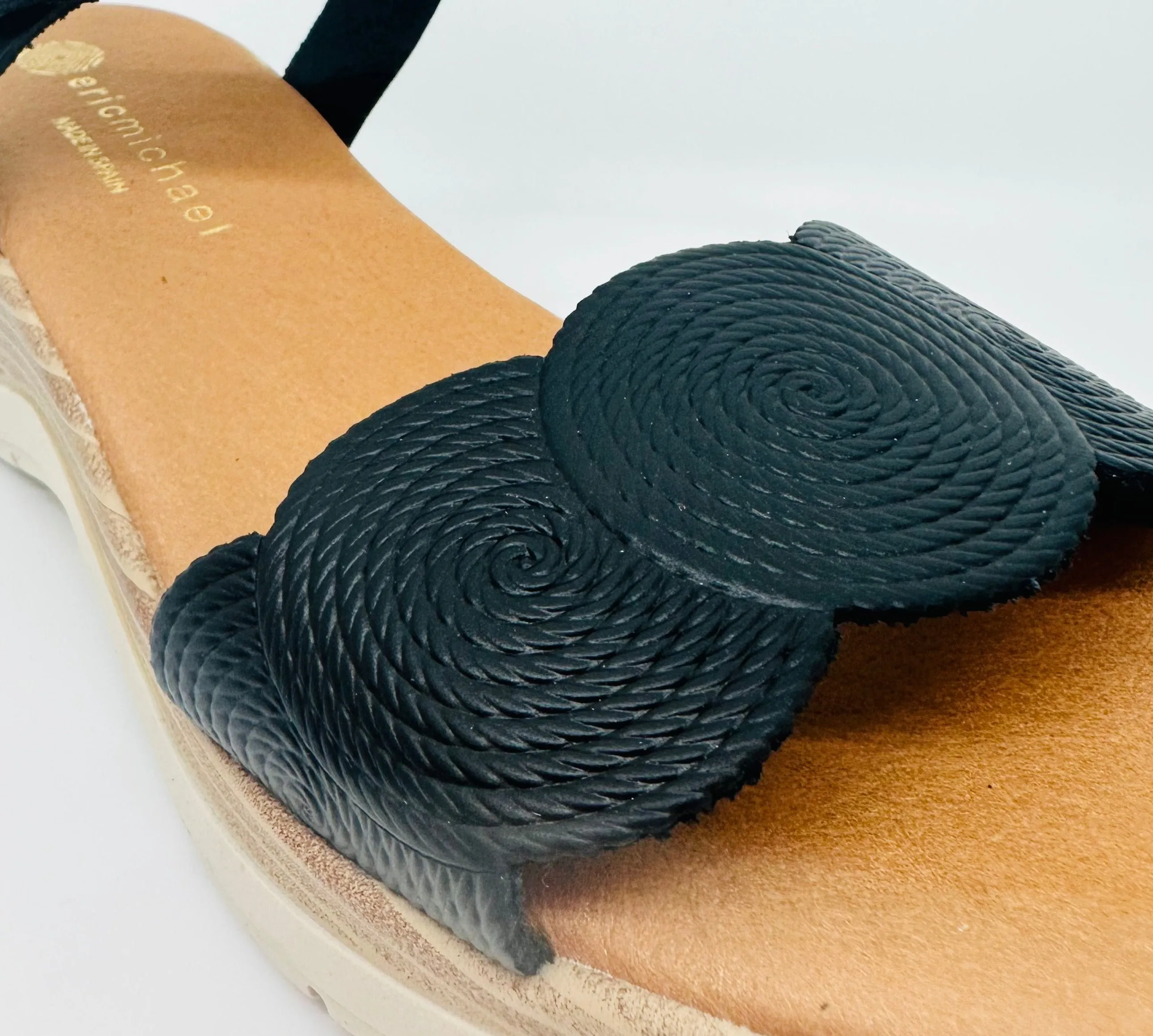 Eric Michael by Laurevan Women's Honey Sandal - Black