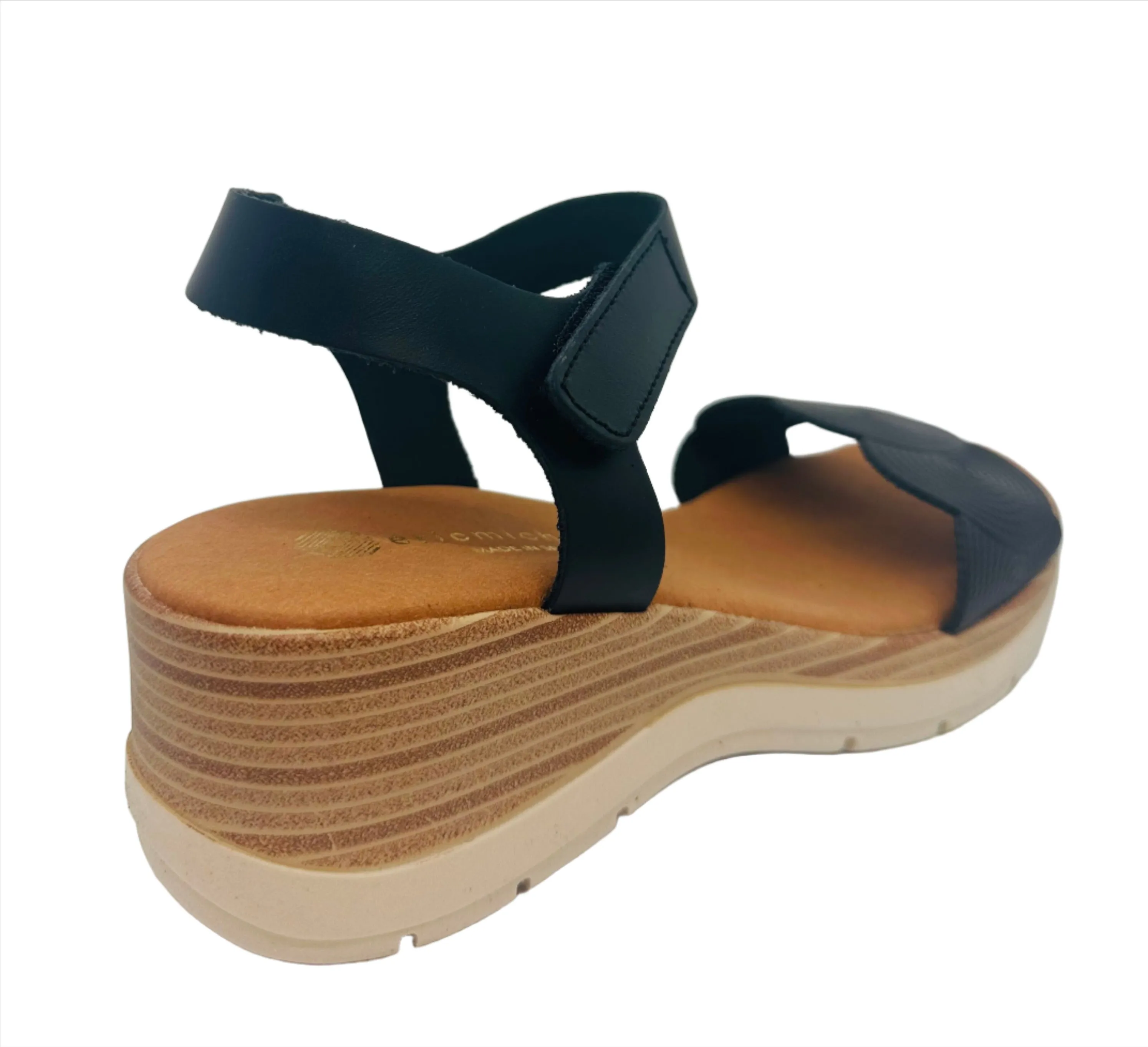 Eric Michael by Laurevan Women's Honey Sandal - Black